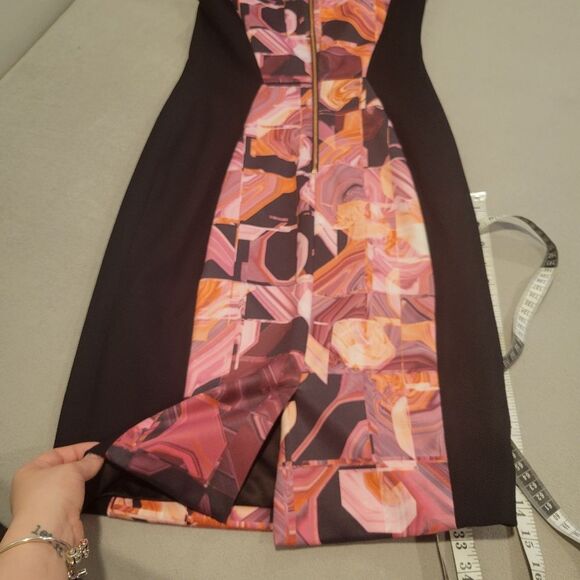 Ted Baker London Jasmaii Geometric Panel Dress Size 6 - Picture 10 of 11